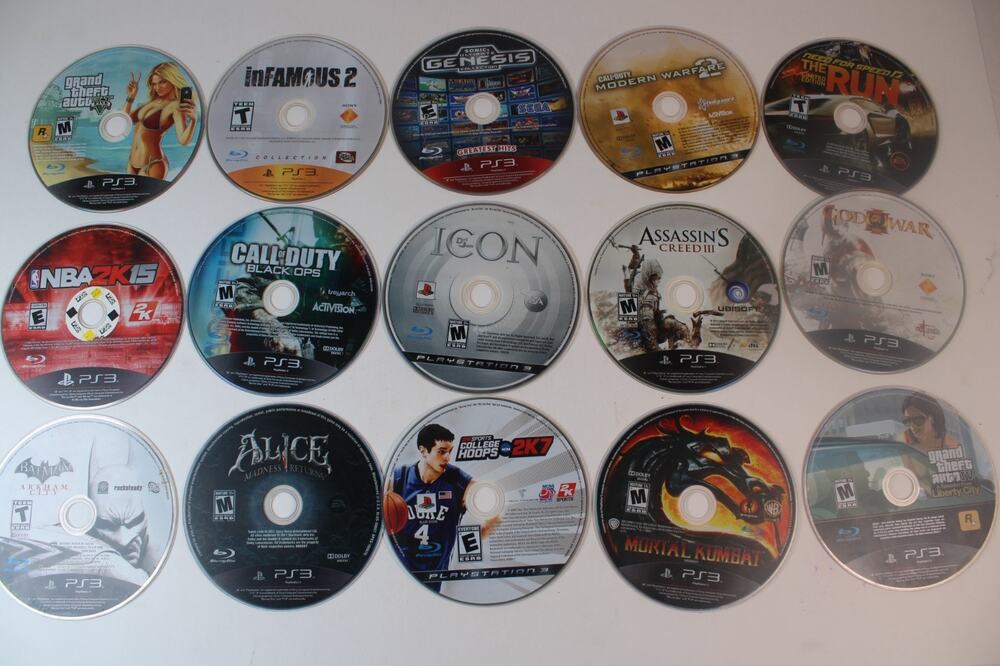 20 game disc bundle/lot: Sony Playstation 3, PS3 game discs (Alice)